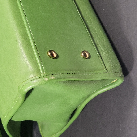 🌿🍀🍃 EXTREMELY RARE Vintage Coach shoulder Tote 7301💚 - Picture 8 of 12